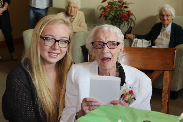 Marie Firth turns 100